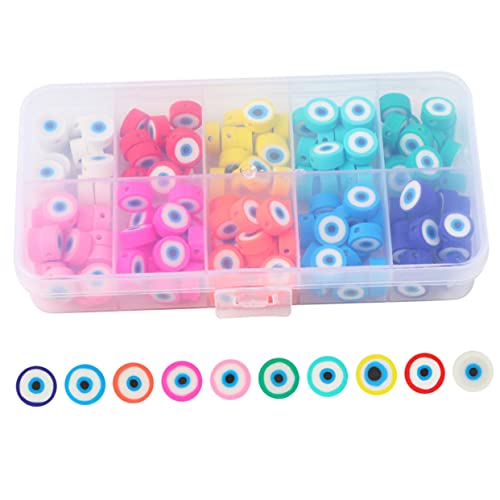 Gatuida 1 Satz Bunte Augenperlen Set Soft Diy Schmuckzubehör Für Armbänder Und Bastelperlen Für Kreative Projekte Und Schmuckherstellung 150 Stück von Gatuida