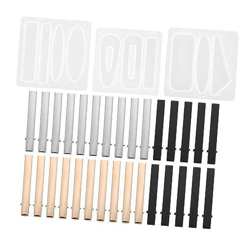 Gatuida 1 Satz DIY Silikonformen für Haarnadeln Teiliges mit Kreativen Epoxidharz Gießformen und Haarnadeln für Handgefertigte Haaraccessoires Sicher und Leicht für Kreative von Gatuida