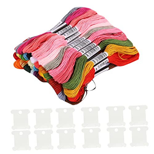 Gatuida 1 Satz Farben Stickgarn Set Premium Baumwollfäden für Kreuzstich Winding Platten Handwerkswerkzeug für DIY Projekte und Kreative Bastelarbeiten Gatuida 1 Satz Farben Stickgarn Set Premium Baumwollfäden für Kreuzstich Winding Platten Handwerkswerkzeug für DIY Projekte und Kreative Bastelarbeiten von Gatuida