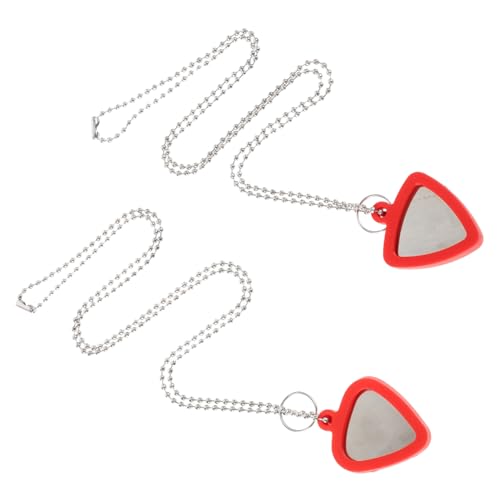 Gatuida 1 Satz Gitarren-pick-halskette Bassgitarren-picks Halter Für Gitarrenpickel Plektrumhalter Für Gitarren Kieselgel Rot von Gatuida