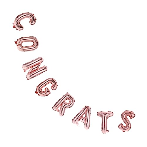 Gatuida 1 Satz Glückwunsch Ballon Abschluss-ballonbogen-set Abschlussfolienballons Hängende Ornamente Für Partys Bogenballons Bachelorette Luftballons Helium Rose Gold Aluminiumfolie Gatuida 1 Satz Glückwunsch Ballon Abschluss-ballonbogen-set Abschlussfolienballons Hängende Ornamente Für Partys Bogenballons Bachelorette Luftballons Helium Rose Gold Aluminiumfolie von Gatuida