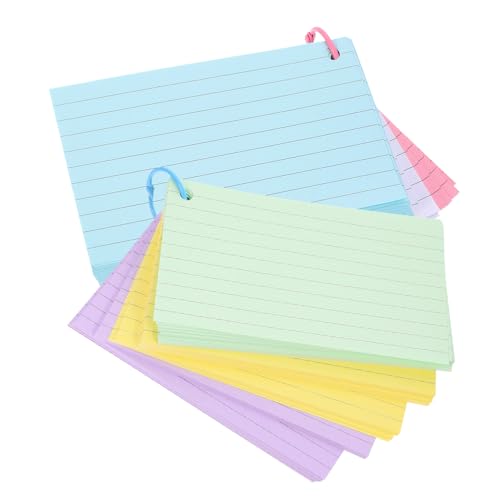 Gatuida 1 Satz Haftnotizen für Karteikarten linierte Karteikarten Ringe farbige Notizkarten Karteikarten mit Ring Blitzring Karteikarten mit Bindering Lernkarten leer Kartenzubehör Papier Gatuida 1 Satz Haftnotizen für Karteikarten linierte Karteikarten Ringe farbige Notizkarten Karteikarten mit Ring Blitzring Karteikarten mit Bindering Lernkarten leer Kartenzubehör Papier von Gatuida