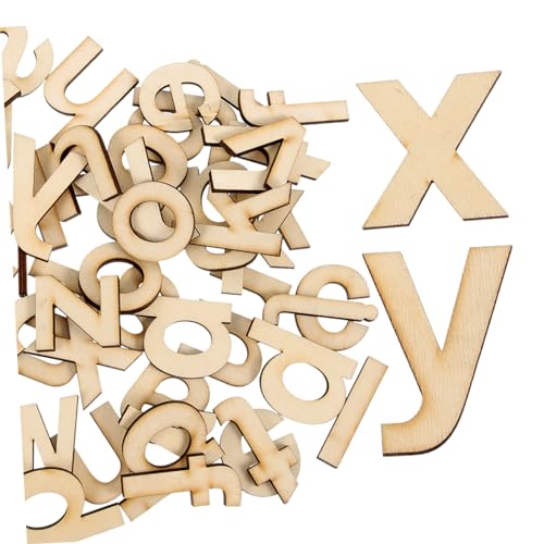 Gatuida 1 Satz Holzalphabet Zum Selbermachen Wand Buchstaben Zeichen Dekoration Buchstaben Zum Basteln Buchstaben Perlen Briefverzierungen Namensschilder Fürs Kinderzimmer Unvollendet Hoch von Gatuida