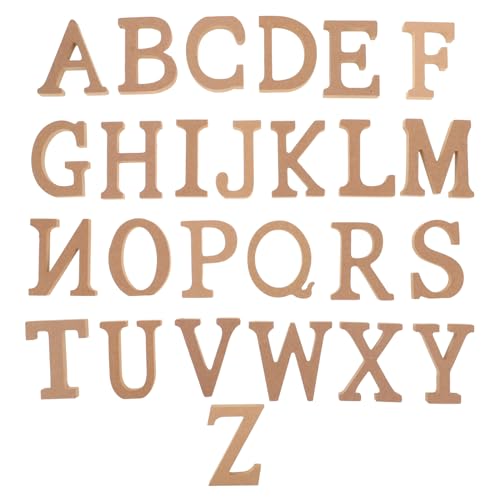 Gatuida 1 Satz Holzbuchstaben Set Unvollendete Holzbuchstaben für DIY Handwerk und Heimdekoration Teiliges Alphabet für Shower Deko und Hochzeitszeichen Gatuida 1 Satz Holzbuchstaben Set Unvollendete Holzbuchstaben für DIY Handwerk und Heimdekoration Teiliges Alphabet für Shower Deko und Hochzeitszeichen von Gatuida