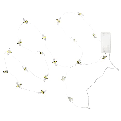 Gatuida 1 Satz LED Bienenlichterkette mit Warmweißen LED für Garten Patio und Innenräume Kreative Deko für Entspannte ohne Batterien für Feste und Tägliche Nutzung Gatuida 1 Satz LED Bienenlichterkette mit Warmweißen LED für Garten Patio und Innenräume Kreative Deko für Entspannte ohne Batterien für Feste und Tägliche Nutzung von Gatuida