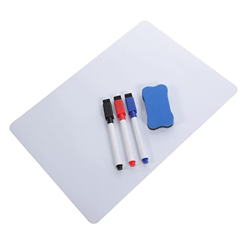 Gatuida 1 Satz Magnetisches Notizblock für Kühlschrank Wiederverwendbare Abwischbare Nachrichtentafel mit Stift und Radierer Memo Board für To Do Listen und Tägliche Zufällige Farbe von Gatuida