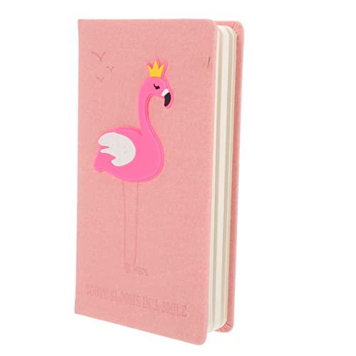 Gatuida 1 Satz Notizbuch Set mit Cartoon Flamingo Tragbares Notizheft für Büro und Schule für Notizen Erinnerungen und Tägliche Planung Stift Stilvolles und Design für Frauen von Gatuida