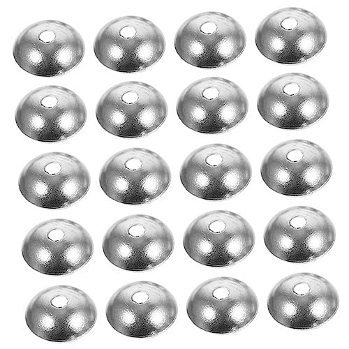 Gatuida 1 Satz Perlenkappen Für Diy Schmuckherstellung Halbmond Spacer Beads Haltbar Und Vielseitig Einsetzbar Für Armbänder 200 Stück von Gatuida