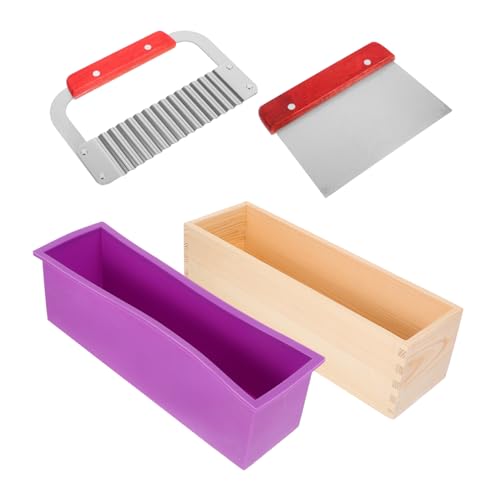 Gatuida 1 Satz Seifenform Set Teiliges DIY Silikonform Set für Handgemachte Seifenherstellung Rechteckige Holzbox Flexibel Einfach zu Reinigen und Sicher der Anwendung Gatuida 1 Satz Seifenform Set Teiliges DIY Silikonform Set für Handgemachte Seifenherstellung Rechteckige Holzbox Flexibel Einfach zu Reinigen und Sicher der Anwendung von Gatuida