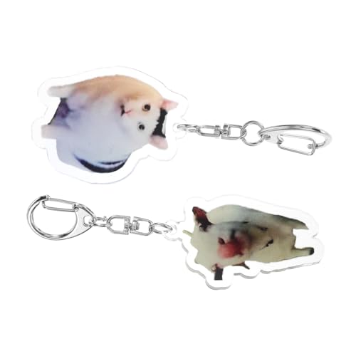 Gatuida 1 Satz Spoof-schlüsselanhänger Schlüsselkette Tier-schlüsselanhänger-zubehör Tiere Charms Anhänger Schlüssel Ringe Schlüsselhalter Charm Anhänger Schlüsselanhänger Stitch Legierung von Gatuida
