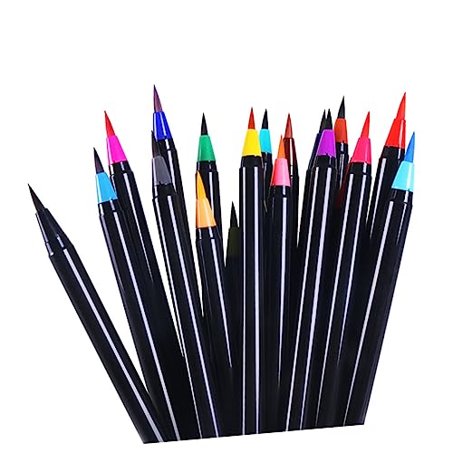 Gatuida 1 Satz Teiliges Aquarell Pinselstift Set Bunte Wasserfarben Stifte mit Nylonspitzen für Malen und Zeichnen für Amateure und Hobbykünstler von Gatuida