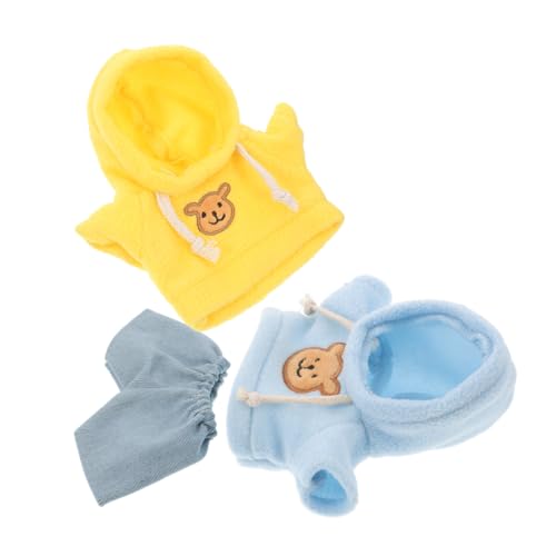 Gatuida 1 Satz Teiliges Set mit Hoodie und Jeans für Plüschtiere Niedliche Kleidung für Puppen zum Austausch und Sammeln Gatuida 1 Satz Teiliges Set mit Hoodie und Jeans für Plüschtiere Niedliche Kleidung für Puppen zum Austausch und Sammeln von Gatuida