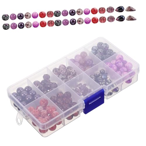 Gatuida 1 Schachtel Bunte Glasperlen Kleine Runde Spacer Perlen mit Robustes Glas für Vielseitiges DIY Schmuck Basteln Sortimentsbox zum Auffädeln und Dekorieren von Gatuida