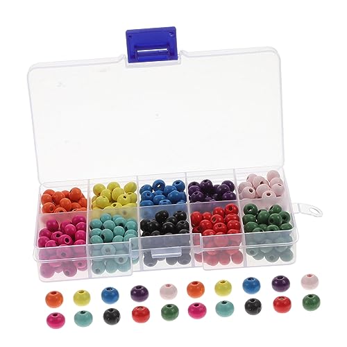 Gatuida 1 Schachtel Bunte Holzperlen Runde Glatte Holzperlen für Schmuckherstellung DIY Bastelperlen für Armbänder Halsketten Home Dekoration Mix Gatuida 1 Schachtel Bunte Holzperlen Runde Glatte Holzperlen für Schmuckherstellung DIY Bastelperlen für Armbänder Halsketten Home Dekoration Mix von Gatuida