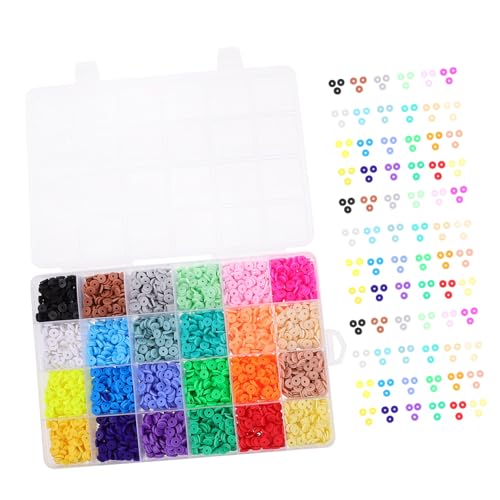 Gatuida 1 Schachtel Bunte Polymer Clay Spacer Beads Fächer DIY Schmuckperlen für Armbänder Selber Machen Kreative Bastelperlen Zubehör für Halsketten Ohrringe Gatuida 1 Schachtel Bunte Polymer Clay Spacer Beads Fächer DIY Schmuckperlen für Armbänder Selber Machen Kreative Bastelperlen Zubehör für Halsketten Ohrringe von Gatuida