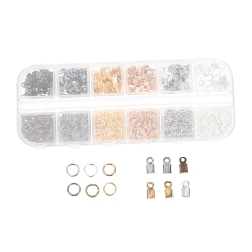 Gatuida 1 Schachtel DIY Schmuckzubehör Teiliges Lobster Karabinerverschlüsse Armbandverbinder aus Hochwertigem Material mit Aufbewahrungsbox für Ketten Armbänder Halsketten Vielseitig von Gatuida