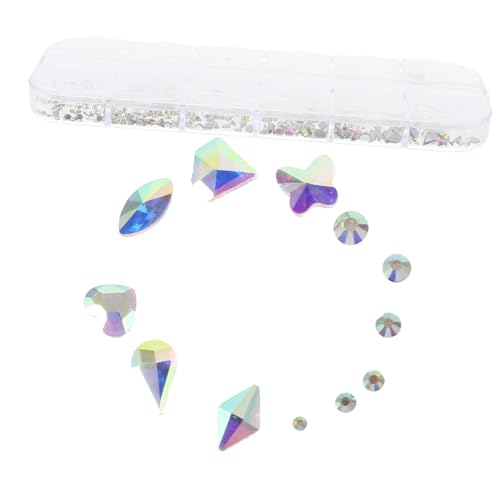 Gatuida 1 Schachtel Fächer DIY Nagelkunst Strasssteine Flatback Ab Glassteine für Nageldekoration Nail Salon Supplies Kreative Nail Art Deko für Designs Gatuida 1 Schachtel Fächer DIY Nagelkunst Strasssteine Flatback Ab Glassteine für Nageldekoration Nail Salon Supplies Kreative Nail Art Deko für Designs von Gatuida