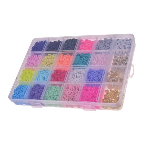 Gatuida 1 Schachtel Farben DIY Polymer Perlen Bunte Boho Schmuck Bastelperlen für Armbänder Halsketten Schmuckherstellung und Dekorative DIY Kreativprojekte Gatuida 1 Schachtel Farben DIY Polymer Perlen Bunte Boho Schmuck Bastelperlen für Armbänder Halsketten Schmuckherstellung und Dekorative DIY Kreativprojekte von Gatuida