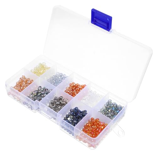 Gatuida 1 Schachtel Glasperlen Robuste DIY Bastelperlen für Schmuckherstellung Wie Halsketten Armbänder Ohrringe Vielseitige Bunte Perlen zum Auffädeln und Basteln von Gatuida
