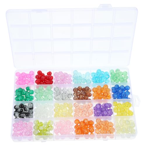 Gatuida 1 Schachtel Handgefertigte Glasperlen für DIY Schmuck Set Spacer Beads für Armbänder und Mehr Praktische Bastelperlen mit Glatter Oberfläche für Kreative und Handarbeiten Gatuida 1 Schachtel Handgefertigte Glasperlen für DIY Schmuck Set Spacer Beads für Armbänder und Mehr Praktische Bastelperlen mit Glatter Oberfläche für Kreative und Handarbeiten von Gatuida