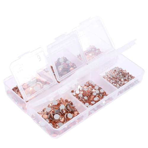 Gatuida 1 Schachtel Manicure Glasrhinestones Flache Nagelsteine in Champagnerfarben Vielseitige Nail Art Dekoration für Frauen DIY Nageldesign und Schmuckverzierung Gatuida 1 Schachtel Manicure Glasrhinestones Flache Nagelsteine in Champagnerfarben Vielseitige Nail Art Dekoration für Frauen DIY Nageldesign und Schmuckverzierung von Gatuida