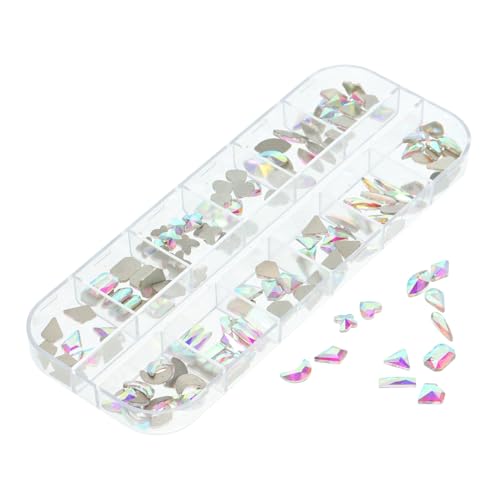 Gatuida 1 Schachtel Nail Art Strasssteine Glasflachboden Langlebige Nagel Dekorationen für Natürliche und Künstliche Nägel Vielseitige DIY Schmucksteine für Maniküre Bastelarbeiten Gatuida 1 Schachtel Nail Art Strasssteine Glasflachboden Langlebige Nagel Dekorationen für Natürliche und Künstliche Nägel Vielseitige DIY Schmucksteine für Maniküre Bastelarbeiten von Gatuida