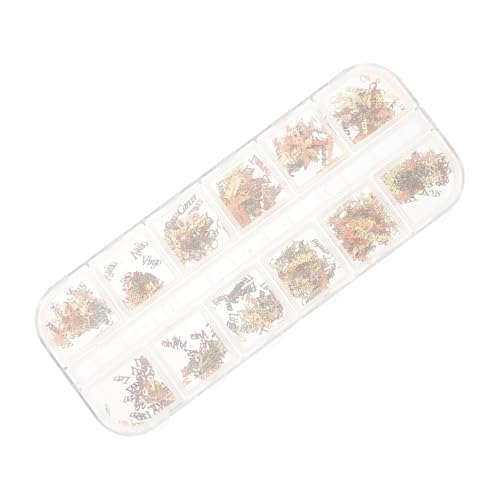 Gatuida 1 Schachtel Teiliges Buchstaben Nageldekorationen aus Metall Kupfer für Nail Art DIY Langlebige Glänzende Nagelverzierungen für Mädchen Geeignet für Professionelle und Private Gatuida 1 Schachtel Teiliges Buchstaben Nageldekorationen aus Metall Kupfer für Nail Art DIY Langlebige Glänzende Nagelverzierungen für Mädchen Geeignet für Professionelle und Private von Gatuida