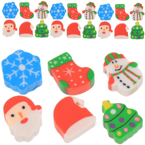 Gatuida 1 Schachtel Weihnachtliche Mini Radiergummis Buntes Teiliges Cartoon Schulbedarf Niedliche Santa Claus Schneemann Motive Leicht Tragbar für Schule und Haushalt Gatuida 1 Schachtel Weihnachtliche Mini Radiergummis Buntes Teiliges Cartoon Schulbedarf Niedliche Santa Claus Schneemann Motive Leicht Tragbar für Schule und Haushalt von Gatuida