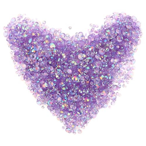 Gatuida 1 Set Jelly-Harz-Strasssteine: 2–6 mm flache Strass-Nagelanhänger für Heimwerker, Handyhüllen-Dekoration und Scrapbooking – Nagelkunst-Zubehör Gatuida 1 Set Jelly-Harz-Strasssteine: 2–6 mm flache Strass-Nagelanhänger für Heimwerker, Handyhüllen-Dekoration und Scrapbooking – Nagelkunst-Zubehör von Gatuida