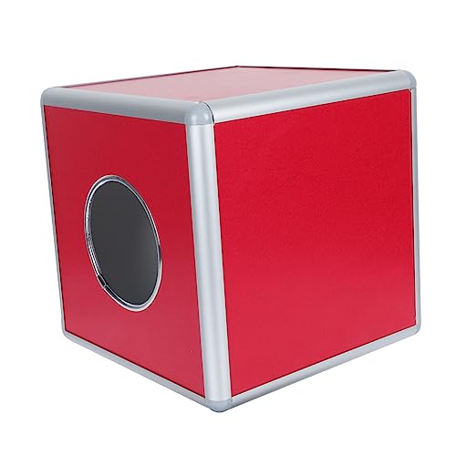 Gatuida 1 Stück Aluminiumlegierung Lotteriebeschriftungsbox Praktische Aufbewahrungsbox für Stimmabgaben und Ziehungen Transparente Gestaltung Vielseitig Einsetzbar für Veranstaltungen von Gatuida