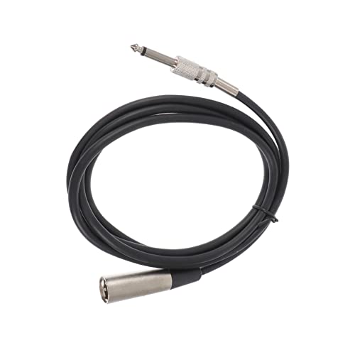 Gatuida 1 Stück Audio Verlängerungskabel für Gitarre Noise Shielded Hochwertiges Digital Kabel für Heimkino und Mikrofone Schwarz von Gatuida