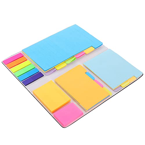Gatuida 1 Stück Büro Haftnotizen Kreative Wiederverwendbare Memo Papier Planer Sticker Schwarz für Notizen Bürobedarf und Organisation von Gatuida