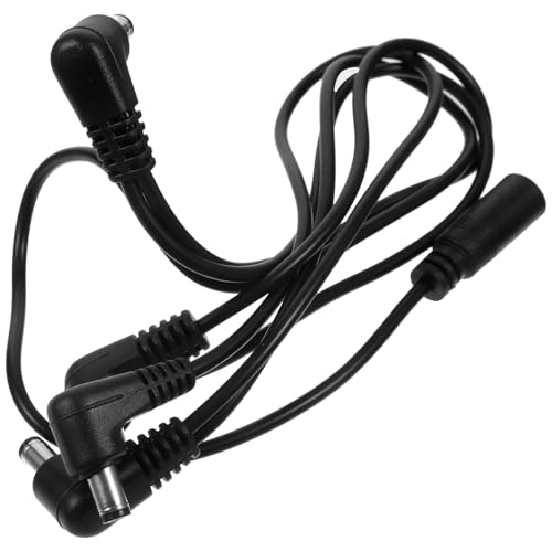 Gatuida 1 Stück Effector Power Supply Cable für Elektrische Gitarre Schwarzes Verbindungskabel für Gitarreneffekte Langlebig und Zuverlässig für Musiker und Musikliebhaber von Gatuida