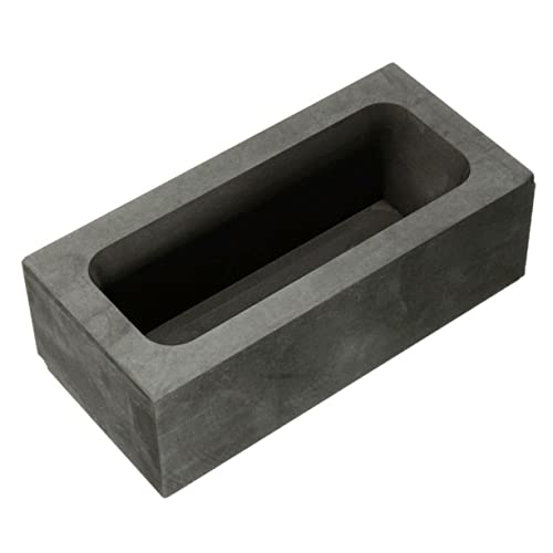 Gatuida 1 Stück Graphit Gießform für Nichteisenmetalle Graphit Ingot Mold mit Hoher Wärmebeständigkeit zum Schmelzen und Gießen von Gold und Silber von Gatuida