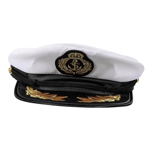 Gatuida 1 Stück Matrosenhut Nautisches Kostüm Matrosenmützen Bootsfahrerhut Korkhut Verstellbare Schiffs-matrosenkappe Meereskappe Rosa Matrosenmütze Kappen Mini Matrosenmütze Weiß Gatuida 1 Stück Matrosenhut Nautisches Kostüm Matrosenmützen Bootsfahrerhut Korkhut Verstellbare Schiffs-matrosenkappe Meereskappe Rosa Matrosenmütze Kappen Mini Matrosenmütze Weiß von Gatuida