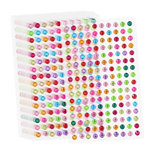 Gatuida 10 Blatt Selbstklebende Acryl Strasssteine Flach Glänzend für Schmuckherstellung Gesichtsbemalung DIY Bastelprojekte Stabile Haftung Vielseitig Einsetzbar Bunte Glitzersteine für Gatuida 10 Blatt Selbstklebende Acryl Strasssteine Flach Glänzend für Schmuckherstellung Gesichtsbemalung DIY Bastelprojekte Stabile Haftung Vielseitig Einsetzbar Bunte Glitzersteine für von Gatuida