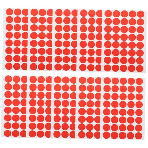 Gatuida 10 Blatt Teiliges Bunte Selbstklebende Runde Punktetiketten Farbige Markierungsaufkleber für DIY Vielseitig Verwendbar Papier zum Beschriften und Organisieren Gatuida 10 Blatt Teiliges Bunte Selbstklebende Runde Punktetiketten Farbige Markierungsaufkleber für DIY Vielseitig Verwendbar Papier zum Beschriften und Organisieren von Gatuida