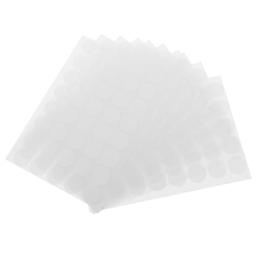 Gatuida 10 Blatt Umschläge Versiegelungsetiketten Runde Aufkleber Etiketten Etikettenaufkleber Versiegelungsetiketten Aufkleber Punktaufkleber Klare Klebeaufkleber Geformte Aufkleber von Gatuida
