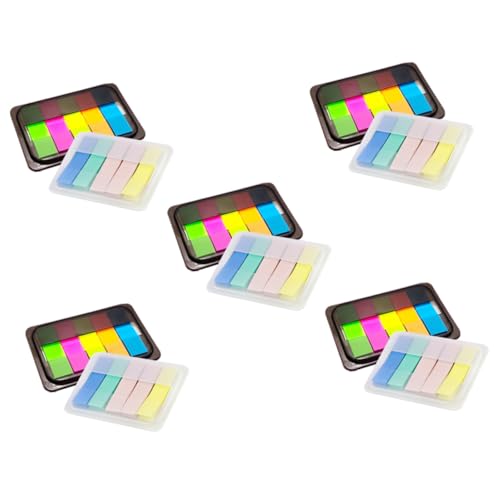 Gatuida 10 Kartons Selbstklebende Haftmarker Bunte Seitenmarkierungen Pet Farbige Lesezeichen für Notizbücher Büro Schule Handlich Leicht Tragbar Gatuida 10 Kartons Selbstklebende Haftmarker Bunte Seitenmarkierungen Pet Farbige Lesezeichen für Notizbücher Büro Schule Handlich Leicht Tragbar von Gatuida