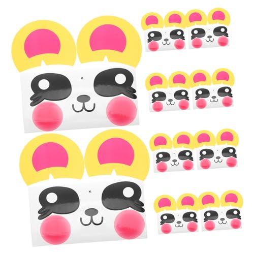 Gatuida 10 Sätze Große Cartoon augenaufkleber für Bastelbedarf und Partydekoration Niedliche Tiergesichter DIY Sticker für Luftballons Kinderfreundliche Einfache Anwendung Vielseitige von Gatuida