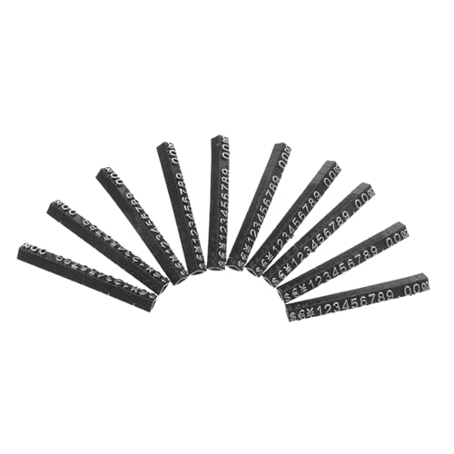 Gatuida 10 Sätze Kunststoff Preiswürfel für Schmuck und Einzelhandel Verstellbare Preis Anzeige Würfel mit Schwarzem Grund und Silberner Vielseitiger Preisschild Aufsteller für Gatuida 10 Sätze Kunststoff Preiswürfel für Schmuck und Einzelhandel Verstellbare Preis Anzeige Würfel mit Schwarzem Grund und Silberner Vielseitiger Preisschild Aufsteller für von Gatuida