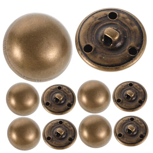 Gatuida 10 Stück Antike Metallknöpfe Pilzform für Anzüge Mäntel Kleidung Nähen Zierknöpfe aus Messing Vielseitig Elegant Robust für Blazer und Mäntel Gatuida 10 Stück Antike Metallknöpfe Pilzform für Anzüge Mäntel Kleidung Nähen Zierknöpfe aus Messing Vielseitig Elegant Robust für Blazer und Mäntel von Gatuida