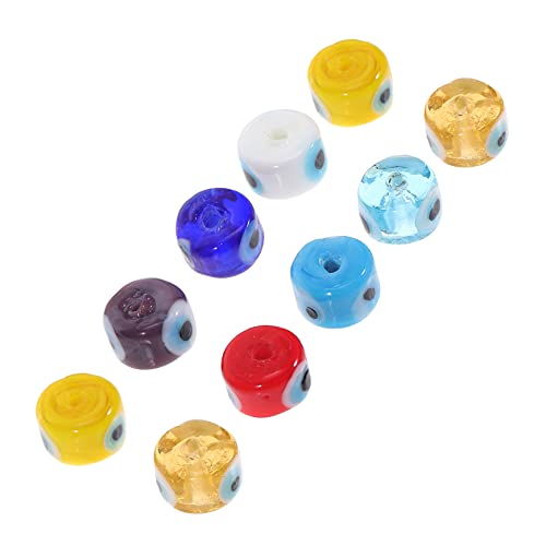 Gatuida 10 Stück Augen Perlen Bunte Glasperlen für DIY Schmuck Bastelideen für Armbänder und für Kreative Projekte und Gatuida 10 Stück Augen Perlen Bunte Glasperlen für DIY Schmuck Bastelideen für Armbänder und für Kreative Projekte und von Gatuida