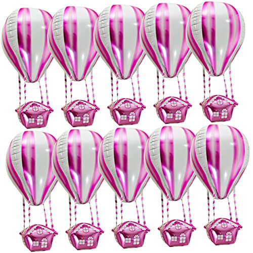 Gatuida 10 Stück Ballon aus Aluminiumfolie Für Geburtstag Luftballons heiße Luft Heißluftballon aus Aluminium Form Heißluftballon Folienballon Luftballons für Geburtstagsfeier Rosa Gatuida 10 Stück Ballon aus Aluminiumfolie Für Geburtstag Luftballons heiße Luft Heißluftballon aus Aluminium Form Heißluftballon Folienballon Luftballons für Geburtstagsfeier Rosa von Gatuida