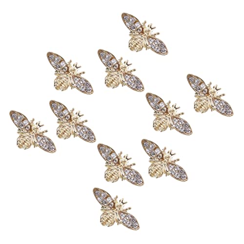 Gatuida 10 Stück Bienen Nail Art Schmuckset Teiliges Charms für Nageldesigns für Natürliche und Künstliche Nägel Langlebig und Leicht Anzuwenden Gatuida 10 Stück Bienen Nail Art Schmuckset Teiliges Charms für Nageldesigns für Natürliche und Künstliche Nägel Langlebig und Leicht Anzuwenden von Gatuida