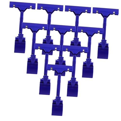 Gatuida 10 Stück Blaue Kunststoff T förmige Werbeclips mit Drehfunktion Robuste Preisschildhalter für Einzelhandelsdisplays Flexible Etikettenhalter zur Schilderpräsentation im Laden Gatuida 10 Stück Blaue Kunststoff T förmige Werbeclips mit Drehfunktion Robuste Preisschildhalter für Einzelhandelsdisplays Flexible Etikettenhalter zur Schilderpräsentation im Laden von Gatuida