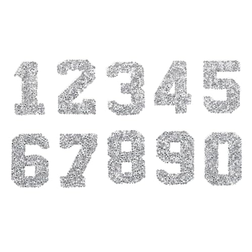 Gatuida 10 Stück Bügelaufnäher für Diy Kleidung Aufkleber zur Dekoration von Taschen Jeans und Shirts Selbstklebende Strass Patches von Gatuida