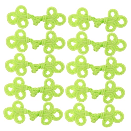 Gatuida 10 Stück Dreiblättrige Frog Closure für Cheongsam Stilvolle Kleidungselemente für Feste Events und Alltag von Gatuida