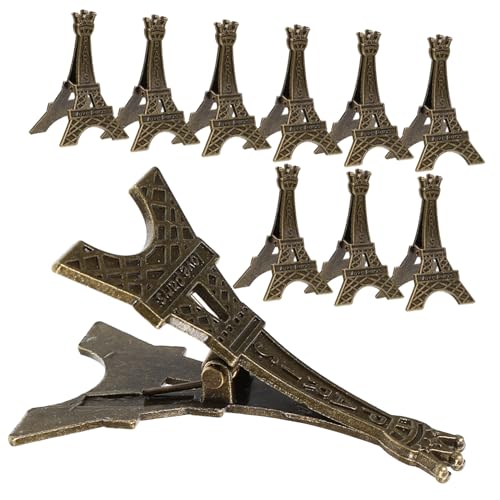 Gatuida 10 Stück Eiffelturm Metall Kartenhalter Tischnummernhalter Memo Clip Stabiler Alloy Notizhalter für Tischkarten Fotos Businesskarten Vielseitig für Büro und Dekoration Gatuida 10 Stück Eiffelturm Metall Kartenhalter Tischnummernhalter Memo Clip Stabiler Alloy Notizhalter für Tischkarten Fotos Businesskarten Vielseitig für Büro und Dekoration von Gatuida