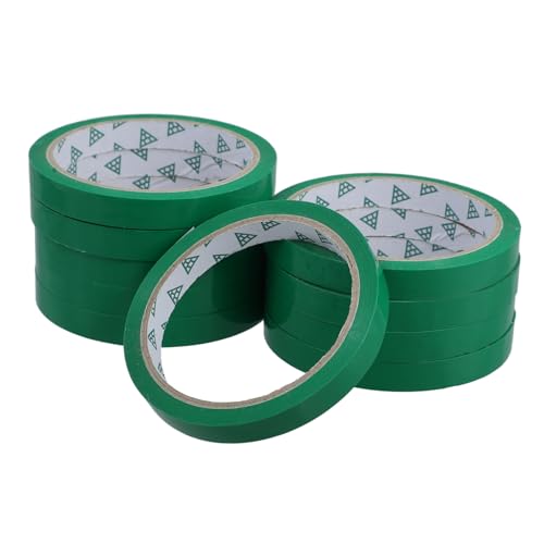 Gatuida 10 Stück Gemüseband Rotes Packband Klebeband Zum Abdichten Von Lebensmitteln Bandbeutelversiegelung Beutelhalsverschluss Polypropylen Green Gatuida 10 Stück Gemüseband Rotes Packband Klebeband Zum Abdichten Von Lebensmitteln Bandbeutelversiegelung Beutelhalsverschluss Polypropylen Green von Gatuida